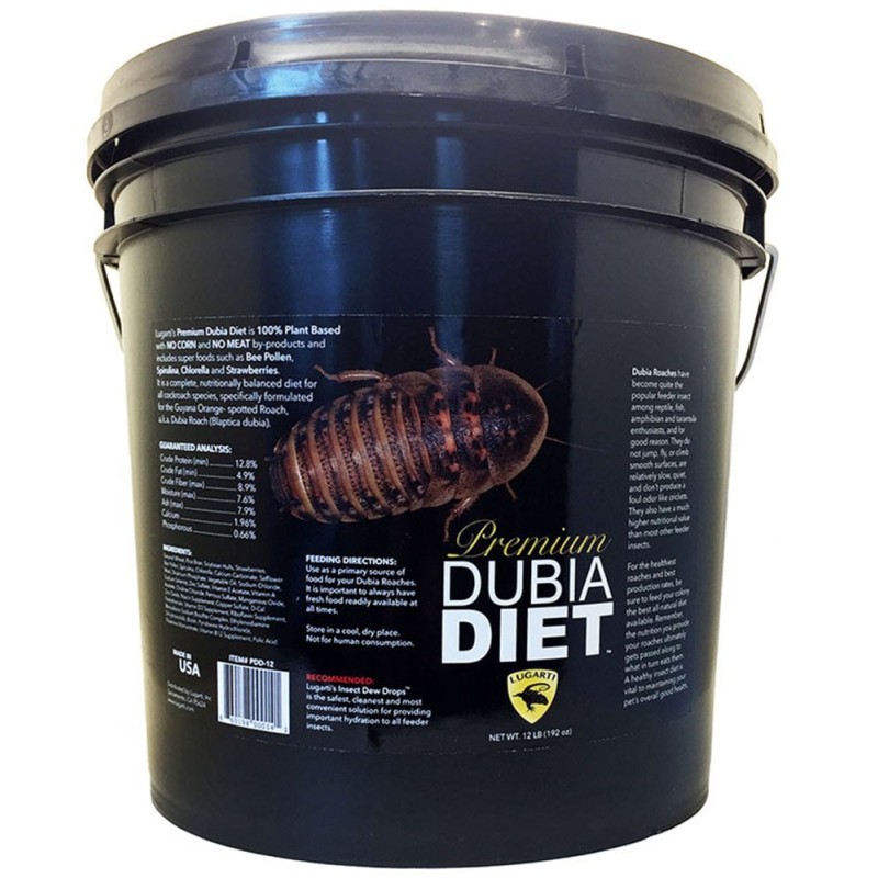 Premium Dubia Diet - 12 lbs