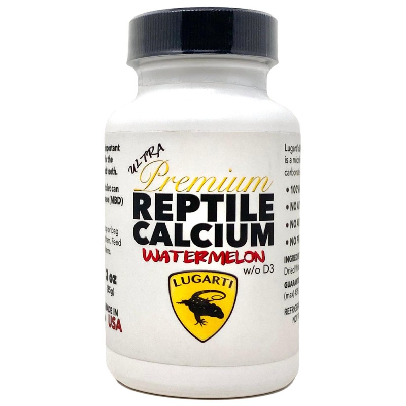 Ultra Premium Reptile Calcium - without D3 - Watermelon - 3 oz