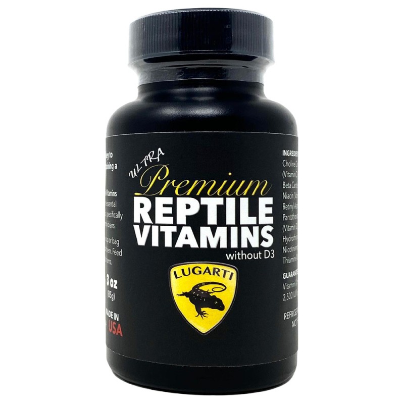 Ultra Premium Reptile Vitamins - without D3 - 3 oz