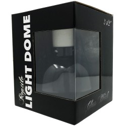 Reptile Light Dome - Gloss Black - 5 1/2"