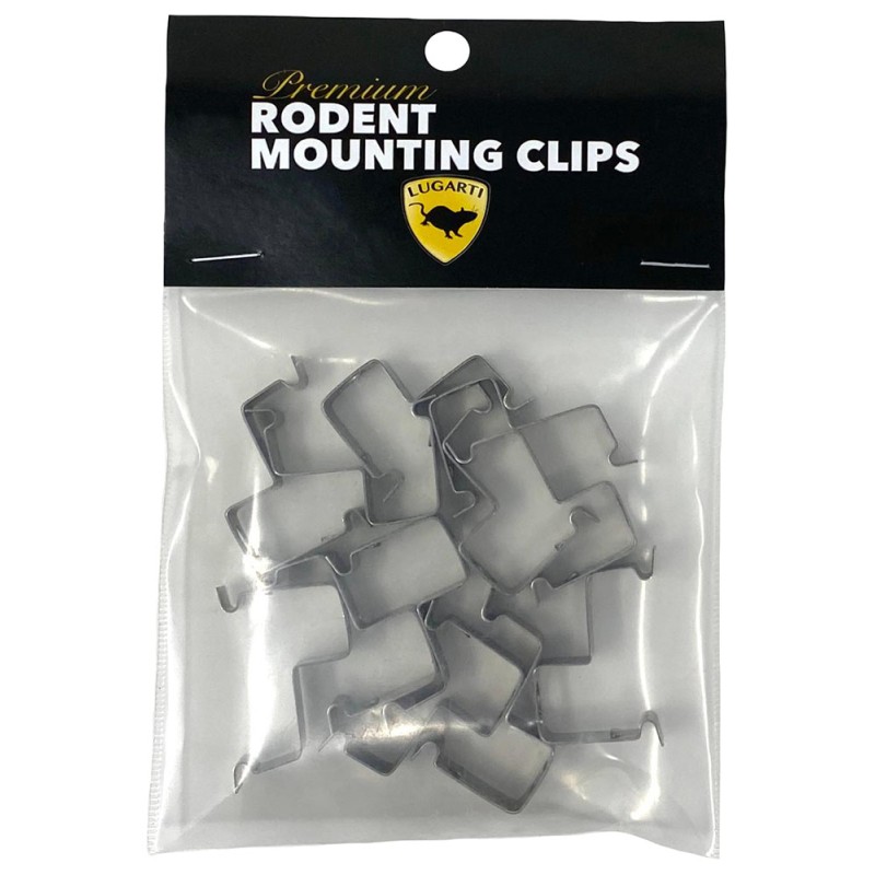 Premium Rodent Mounting Clips - Retail Pack