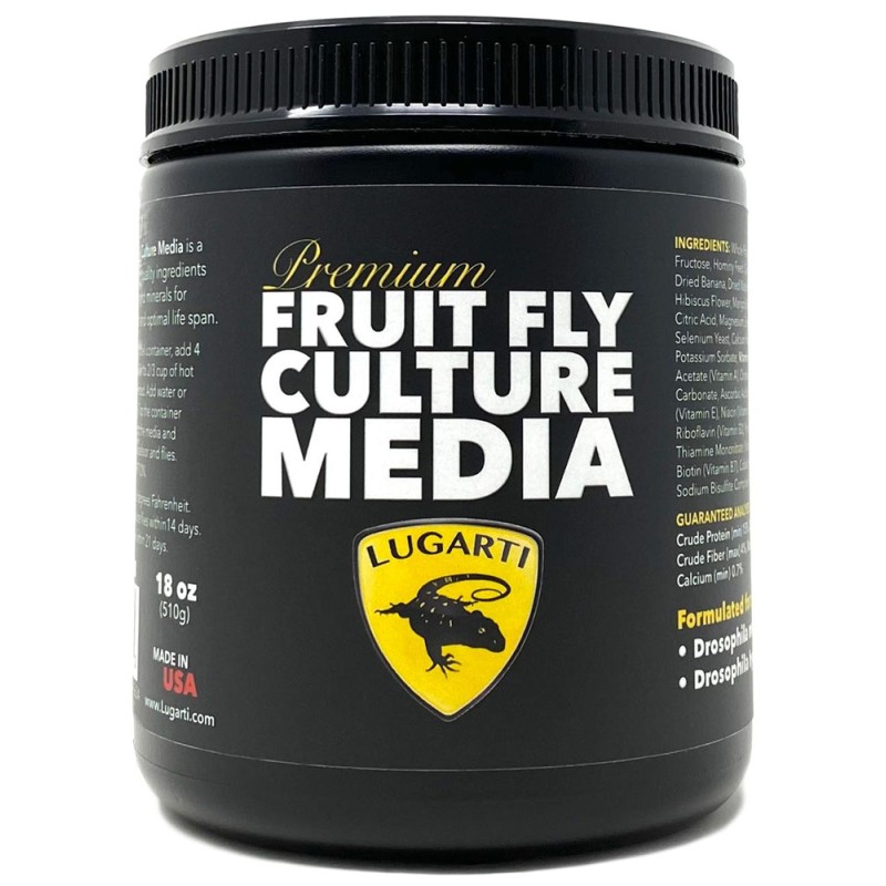 Premium Fruit Fly Culture Media - 18 oz