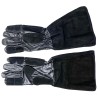 Professional Reptile Handling Gloves - Matte Black