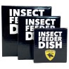 Insect Feeder Dish - Black - Small