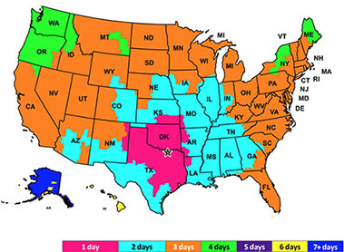 FedEx Shipping Map